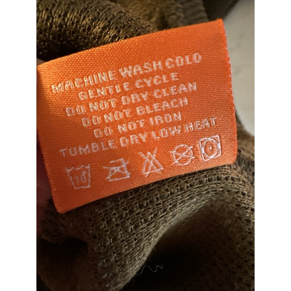 Negative Space Hoodie Mens‎ Large Brown Corduroy Sweater Ribbed Sweatshirt - Picture 6 of 10